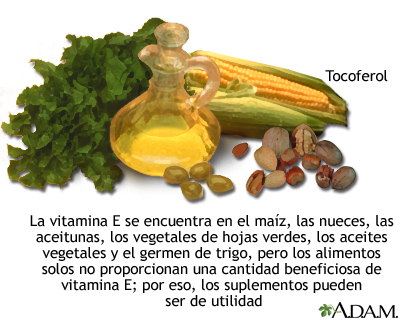 Fuentes de vitamina E